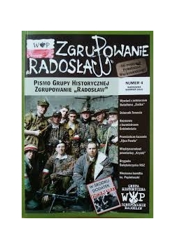 Pismo Grupy Historycznej zgrupowanie"Radosław", nr 4
