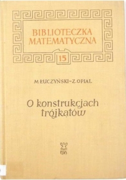 O konstrukcjach trójkątów
