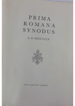 Prima romana synodus