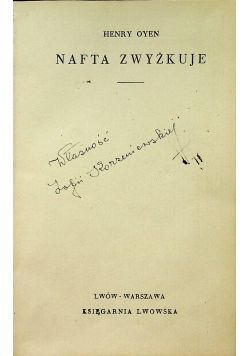 Nafta zwyżkuje 1936 r