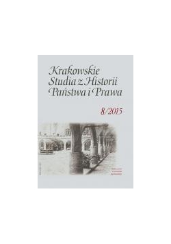 Krakowskie Studia z Historii... T.8 zeszyt 3