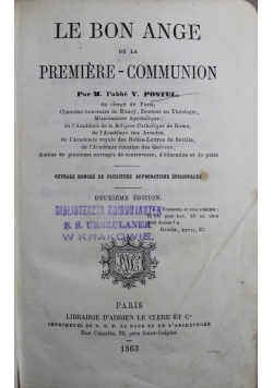 Le Bon Ange de la Premiere Communion 1863 r.