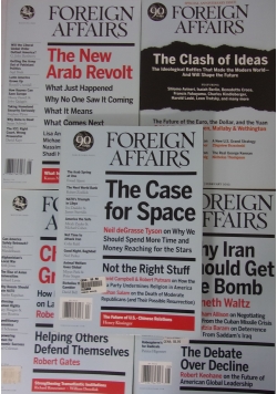 Foreign Affairs,zestaw 5 książek