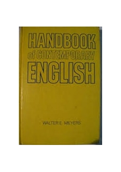 Handbook of Contemporary  english