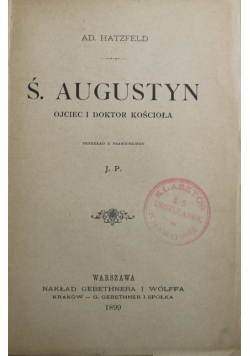 Święty Augustyn 1899 r.