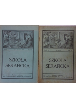Szkoła Seraficka Zeszyt 5. Zeszyt 7-8, 1936r