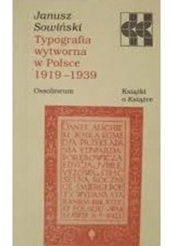 Typografia wytworna w Polsce 1919 - 1939