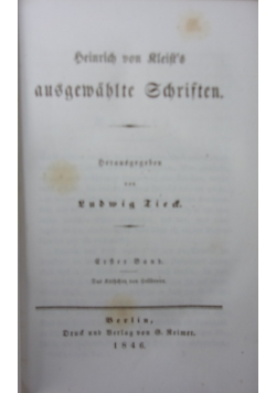 Ausgewahlte Schriften, 1846 r.