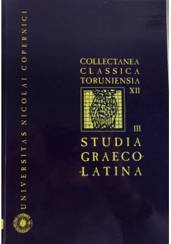 Collectanea Classica Toruniensia XII