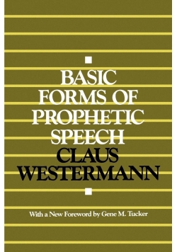 Basic forms of prophetic speech