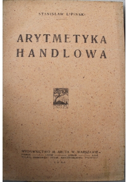 Arytmetyka Handlowa 1921r.