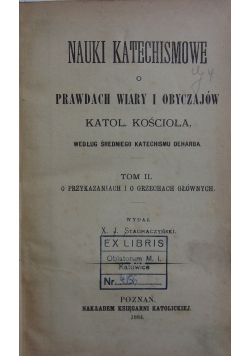 Nauki katechizmowe o Prawdach Wiary,1884 r.