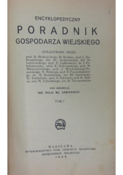 Encyklopedyczny poradnik gospodarza wiejskiego, 1929 r.