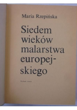 Siedem wieków malarstwa europejskiego