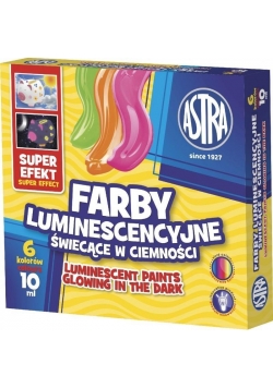 Farby luminescencyjne 6 kolorów ASTRA