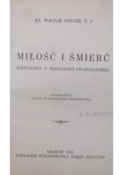 Miłość i śmierć ,1931r.