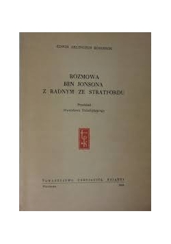 Rozmowa Ben Jonsona z radnym ze Stratfordu