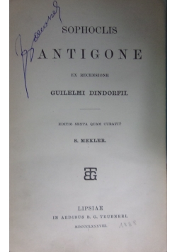 Antigone ,1888r.