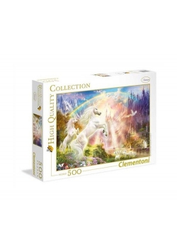 Puzzle High Quality Collection Sunset Unicorns 500