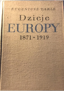 Dzieje Europy 1871-1919