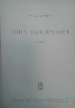 John  Barleycorn, 1950 r.