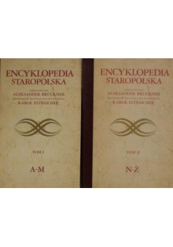 Encyklopedia Staropolska,zestaw tomów od I do II