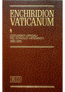 Enchiridion Vaticanum 1 Documenti Ufficiali del Concilio Vaticano