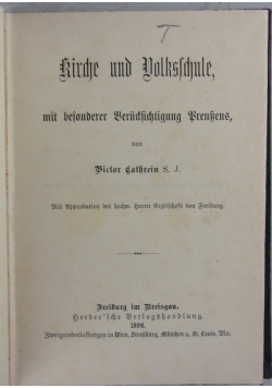 Kirche und volkssuchle, 1896 r.