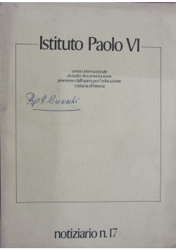 Istituto Paolo VI notiziario n. 17