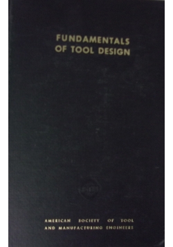 Fundamentals of tool design