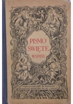Pismo Święte wypisy, 1925 r.