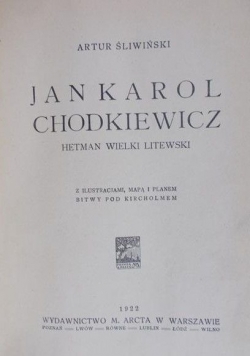 Jan Karol Chodkiewicz, 1922 r.