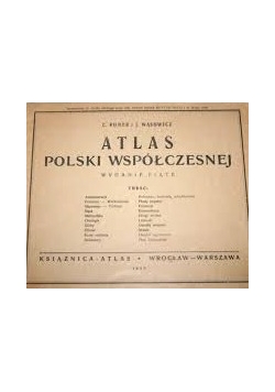 Atlas Polski współczesnej, 1950r.