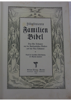Familien Bibel,1930 r.
