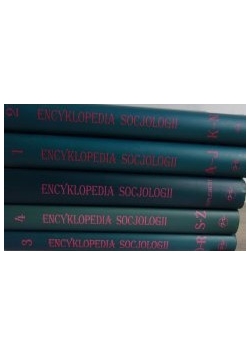 Encyklopedia socjologii, Tom I-IV + suplement