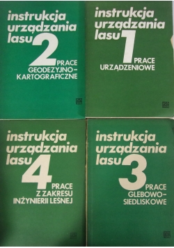 Instrukcja urządzania lasu. Tom I-IV