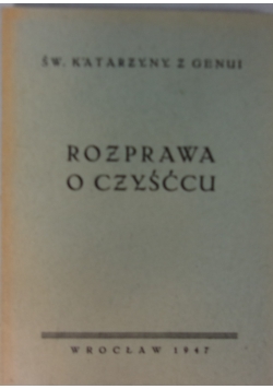 Rozprawa o czyśćcu, 1947r.