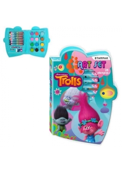 Zestaw artystyczny 28 elementów Trolls
