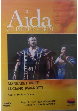 Aida Giuseppe Verdi. Margaret Price, Luciano Pavarotti. DVD, Nowa