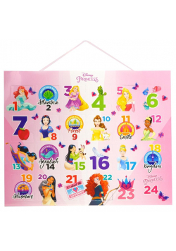 Kalendarz adwentowy z kosmetykami Disney Princess