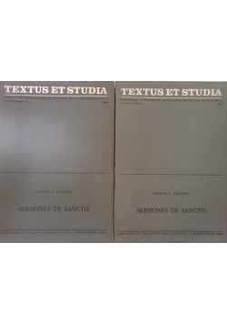 Semones de Sanctis, 2 tomy