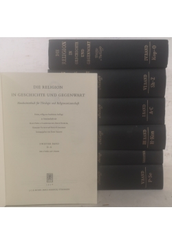 Die Religion in Geschichte und Gegenwart, zestaw 7 książek