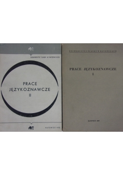 Prace Językoznawcze, tom I - II