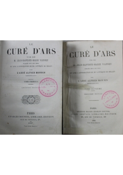 Le Cure D Ars Tom I i II ok 1881 r.