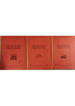 Kwartalnik Architektury i Urbanistyki,Zeszyt 1,2,4