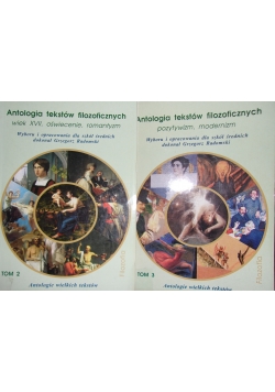 Antologia tekstów filozoficznych, Tom II-III