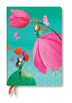 Kalendarz 18M 2019 Joyous Springtime Midi Horizontal