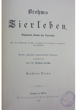 Brehms Tierleben, Behnter Band, 1893 r.
