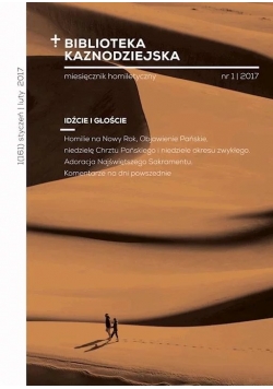 Biblioteka kaznodziejska miesięcznik homiletyczny, nr 1/2017