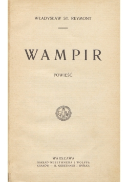 Wampir ,1911r.